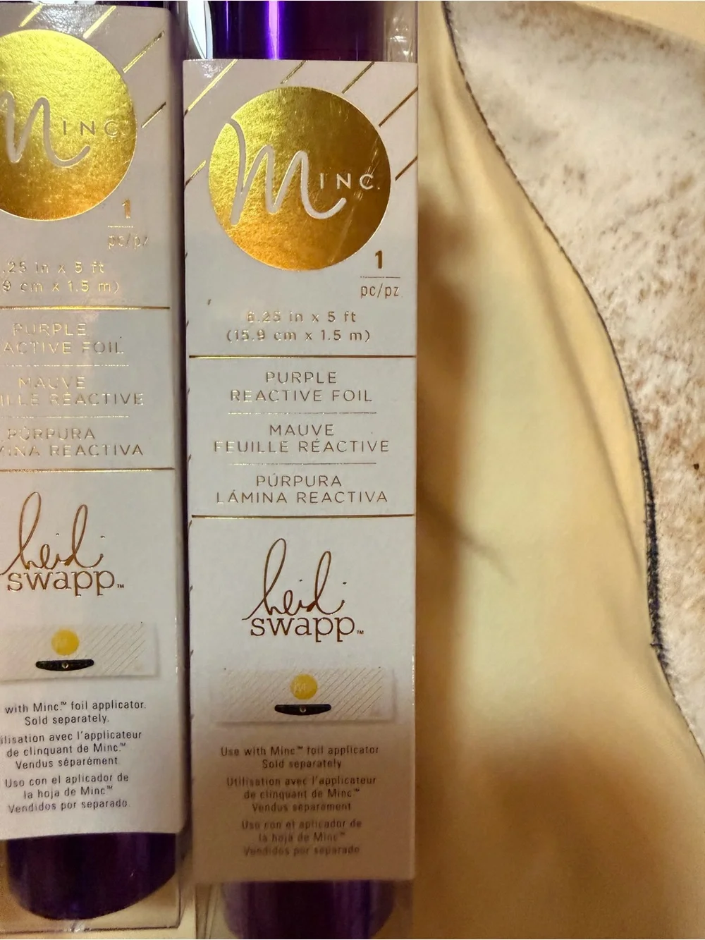 Heidi Swapp Purple Reactive Foil Roll lot of 10